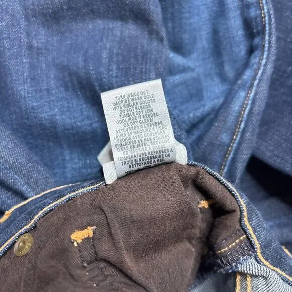 Joie Mid-Rise Skinny Jeans Dark Blue Ravine Womens 27 - Picture 11 of 11